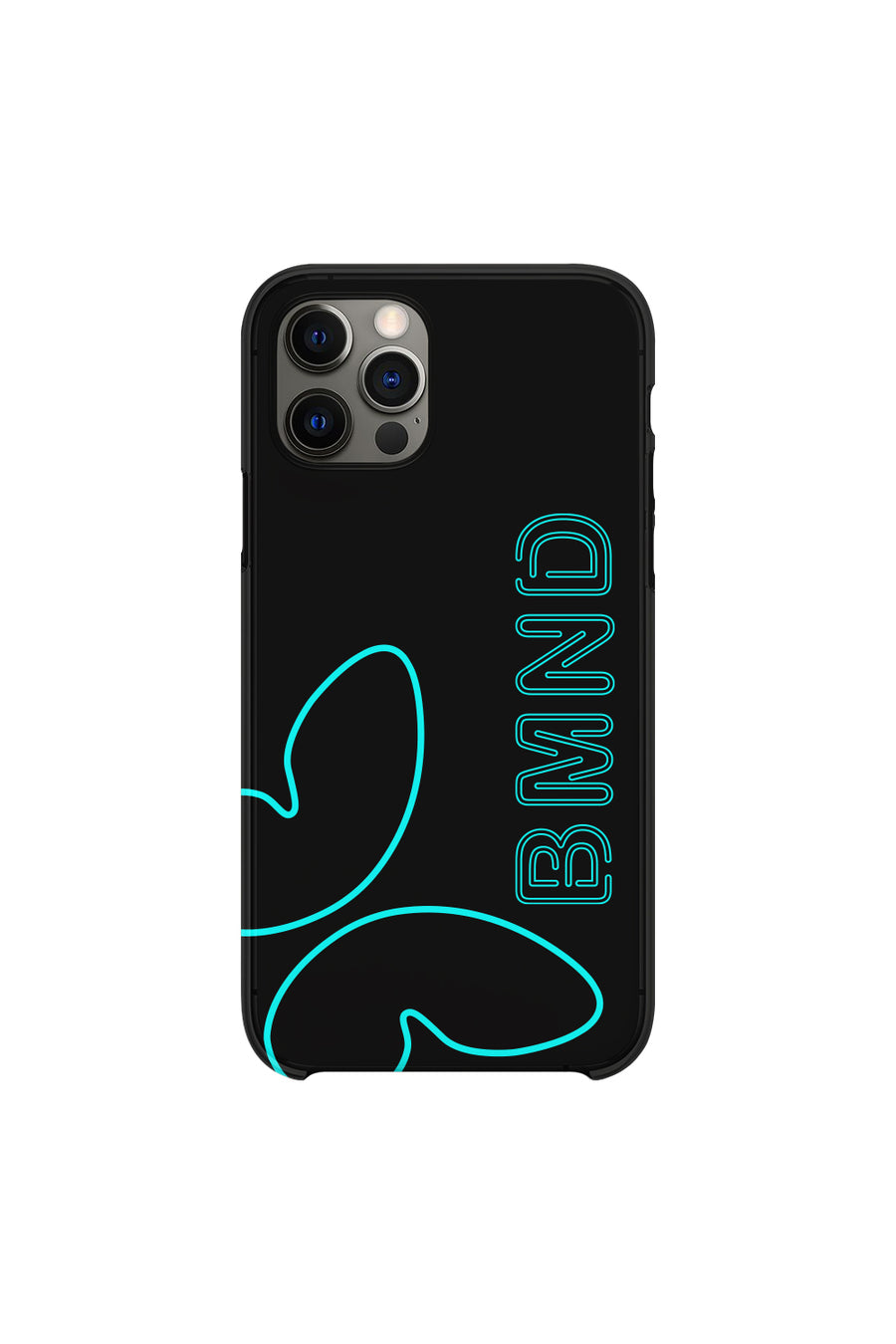 BMND: BMND Blue and Black Phone Case